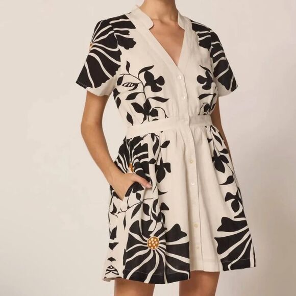 Cleobella Beatrice Mini linen blend DressNWT Size XS